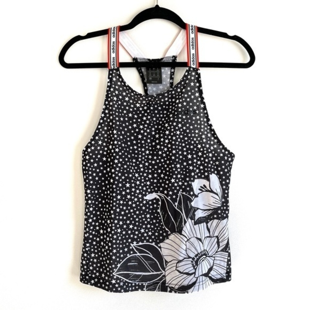 ADIDAS x FARM RIO Stars and Floral Tank Top Size Extra Small